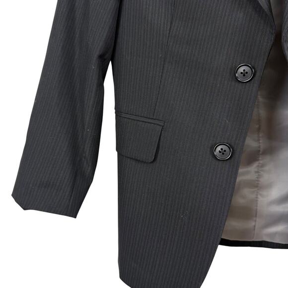 Michael Kors Boys Kids Pinstriped Suit Jacket Blazer Dressy Ring Bearer NWT sz 8 - Picture 6 of 16